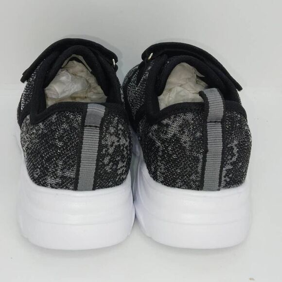 EIGHT KM European Designer Boys/Girls Pre-owned Gray/Black Sneakers - sz. 13C - Picture 4 of 6